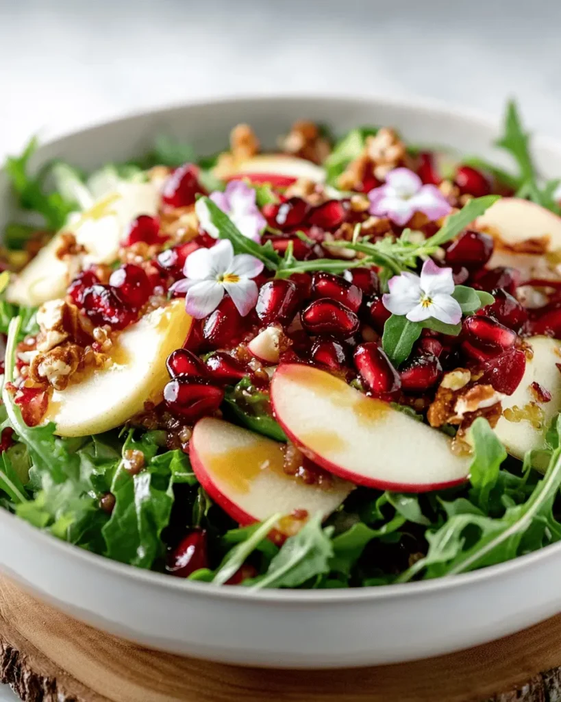 Ensalada Festiva de Granada y Manzana First Image First Image