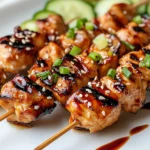 Brochetas de Pollo a la Salsa de Soja First Image First Image