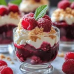 Verrines de mascarpone y frambuesas First Image First Image