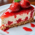 Tarta de Queso Crujiente de Fresa First Image First Image
