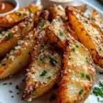 Gajos de Papa Crujientes con Ajo y Parmesano First Image First Image