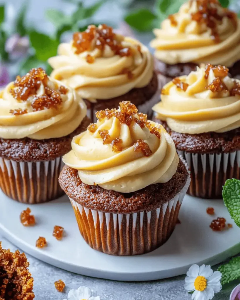 Cupcakes de Toffee Pegajoso al Estilo Mary Berry First Image First Image