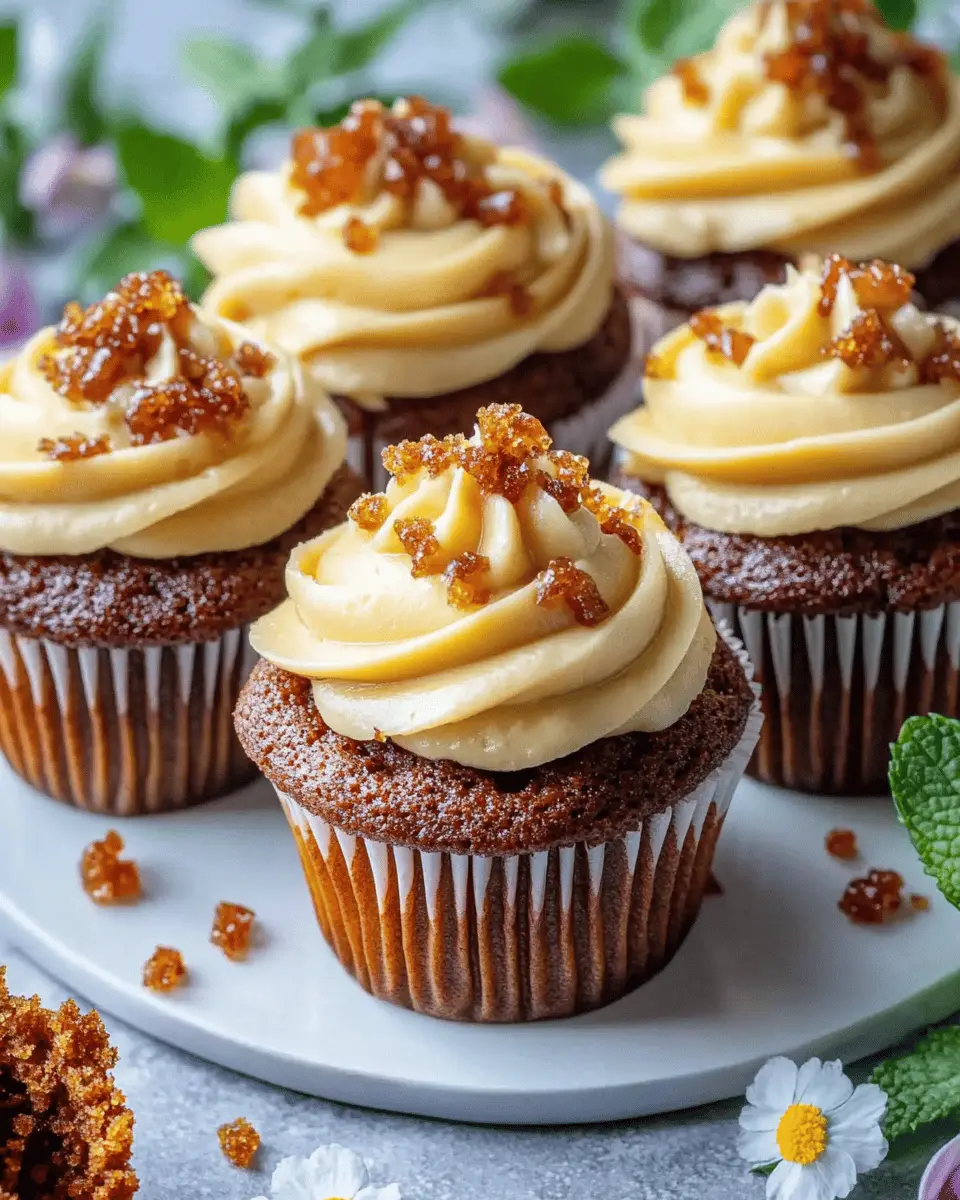 Cupcakes de Toffee Pegajoso al Estilo Mary Berry First Image First Image