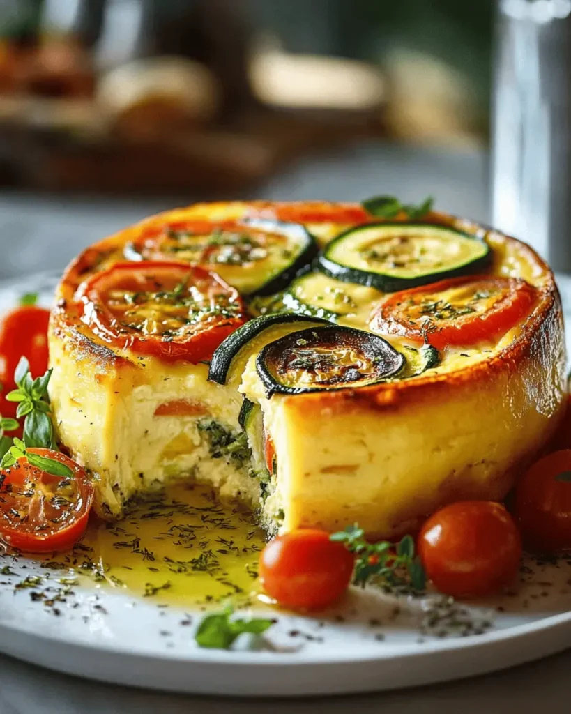 Flan Provenzal con Verduras de Verano First Image First Image