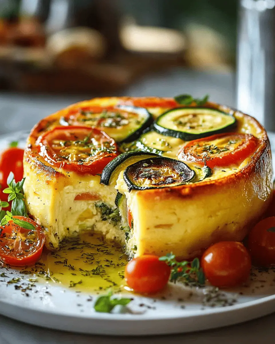 Flan Provenzal con Verduras de Verano First Image First Image