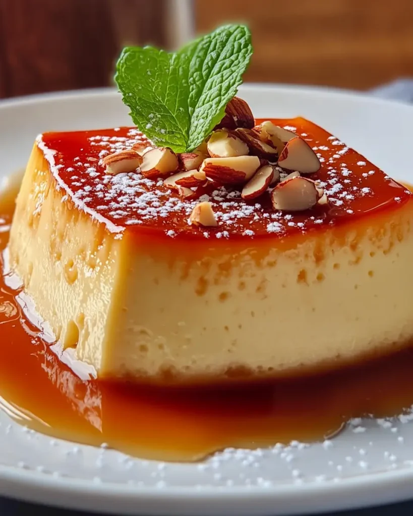Flan Neapolitano Cremoso que se Derrite en la Boca First Image First Image