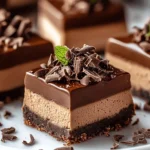 Bocaditos de Cheesecake de Chocolate Doble Sin Horno First Image First Image