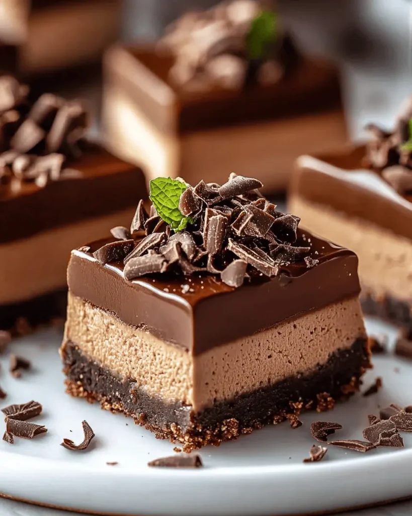 Bocaditos de Cheesecake de Chocolate Doble Sin Horno First Image First Image
