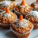 Muffins de Avena, Coco y Zanahoria First Image First Image