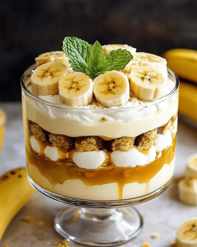 Trifle de plátano y vainilla First Image First Image