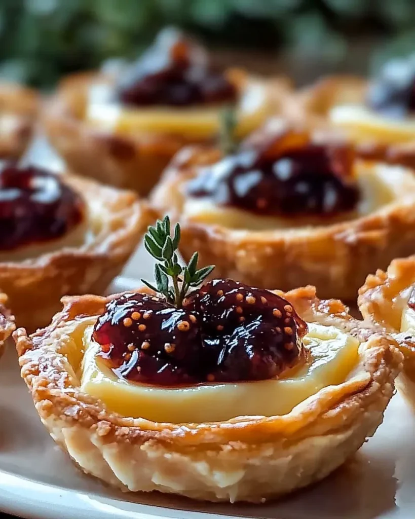 Tartaletas de Brie con Mermelada de Higos First Image First Image
