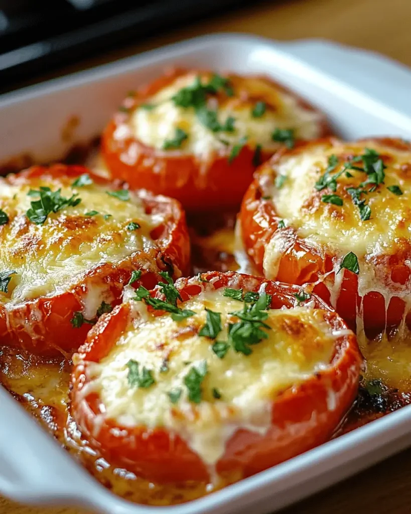 Tomates gratinados con parmesano First Image First Image