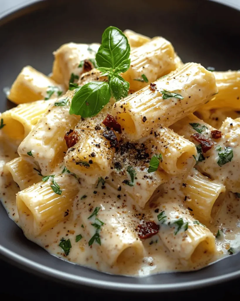 Rigatoni Cremoso con Queso Boursin First Image First Image