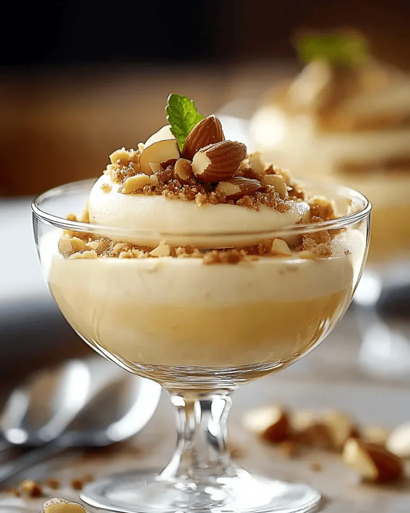 Mousse de pera con avellanas tostadas First Image First Image