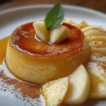 Flan de manzana suave y ligero First Image First Image