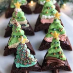 Árboles de Brownie Navideños First Image First Image