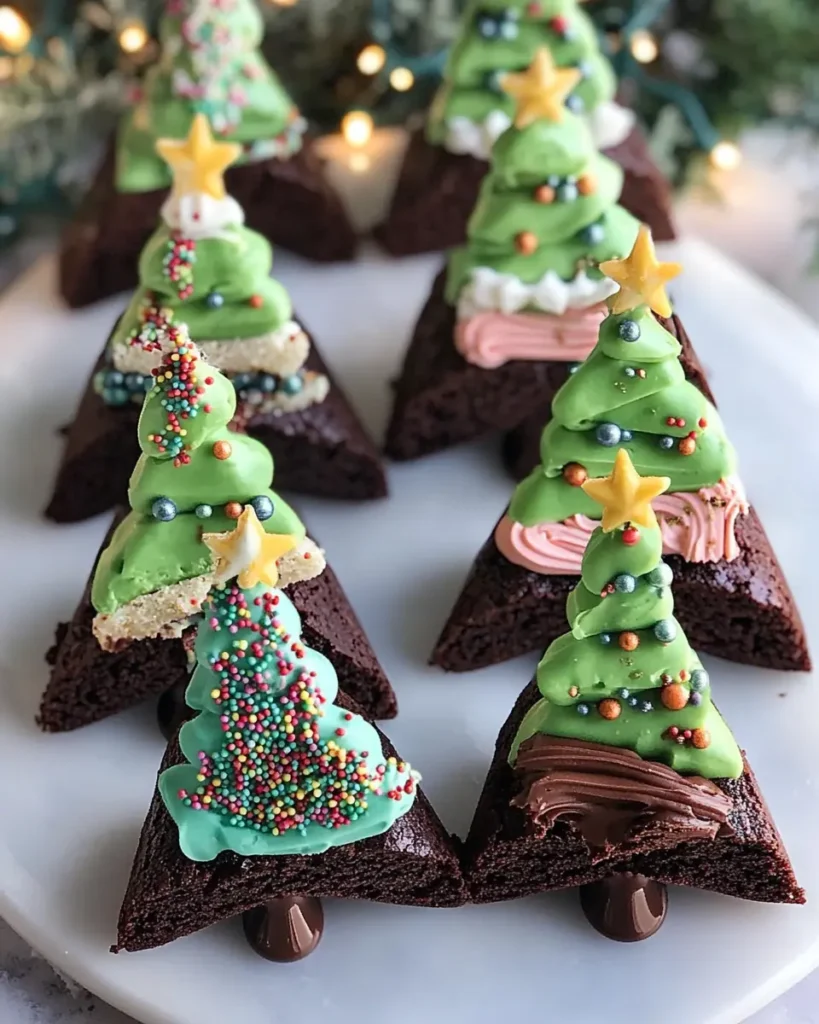 Árboles de Brownie Navideños First Image First Image