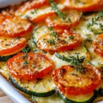 Gratin de Calabacines y Tomates First Image First Image