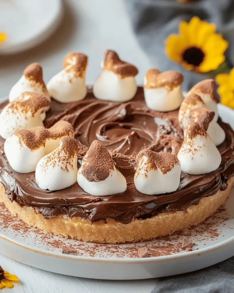 Tarta de Capas de Chocolate y Malvavisco First Image First Image