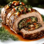 Rollo de Carne Festivo Relleno First Image First Image