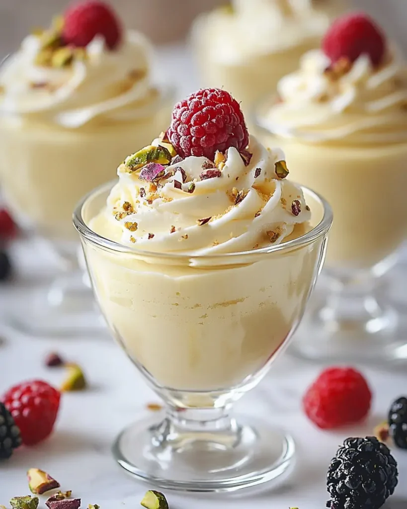 Mousse de Pudding de Vainilla Cremosa First Image First Image