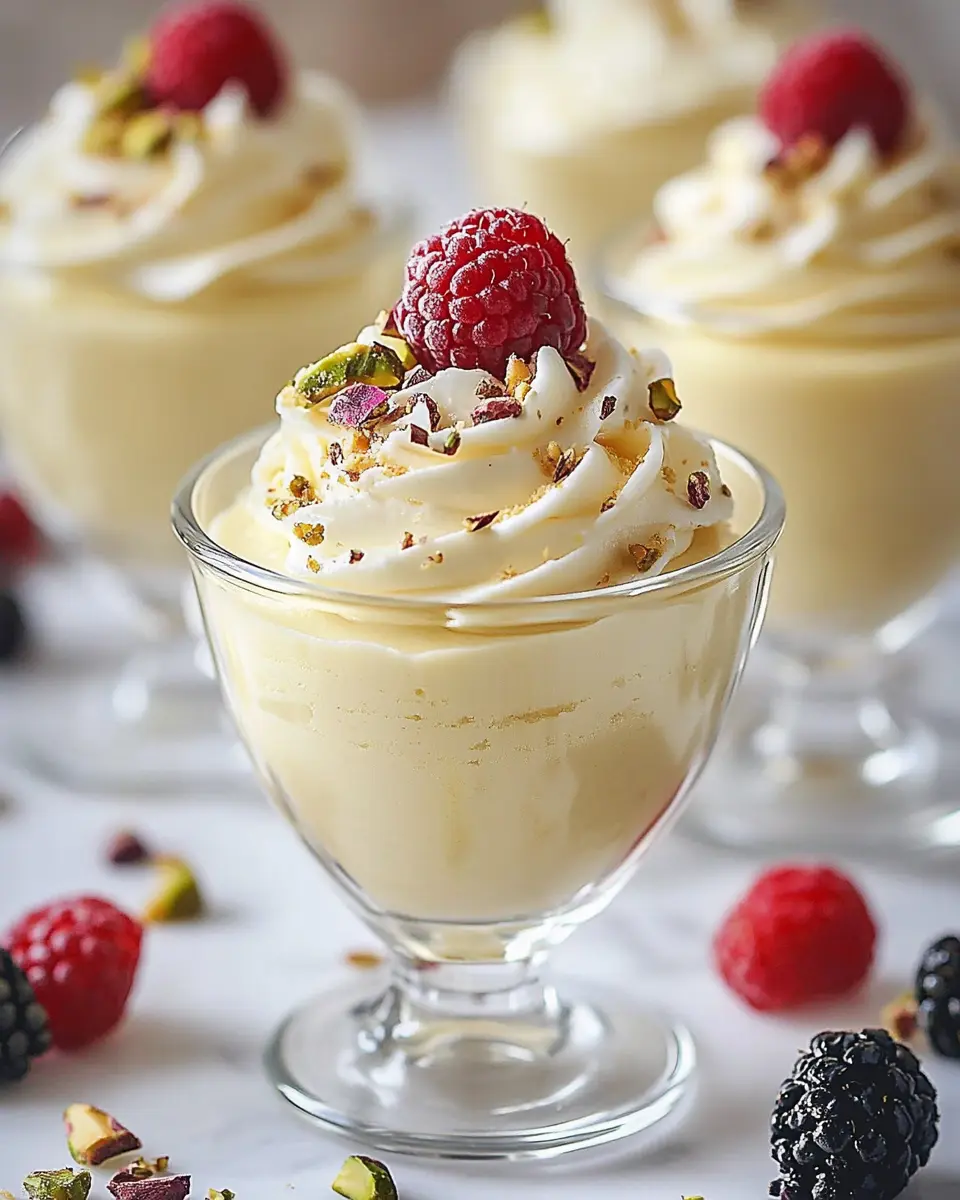 Mousse de Pudding de Vainilla Cremosa First Image First Image
