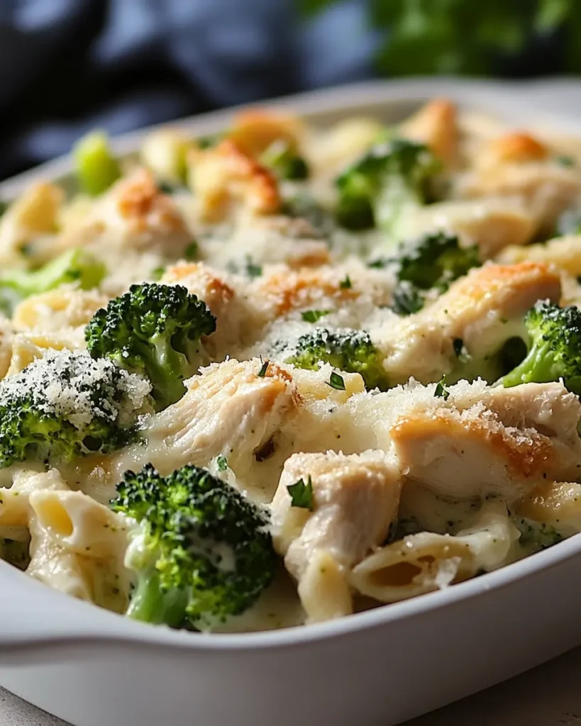 Cazuela de Pollo y Brócoli Alfredo First Image First Image