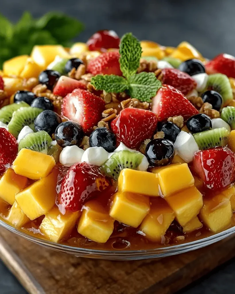 Ensalada Dulce de Manjar y Frutas First Image First Image