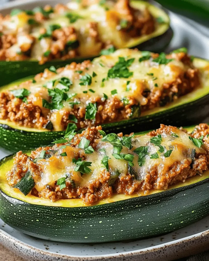 Calabacines Rellenos de Carne Picada First Image First Image