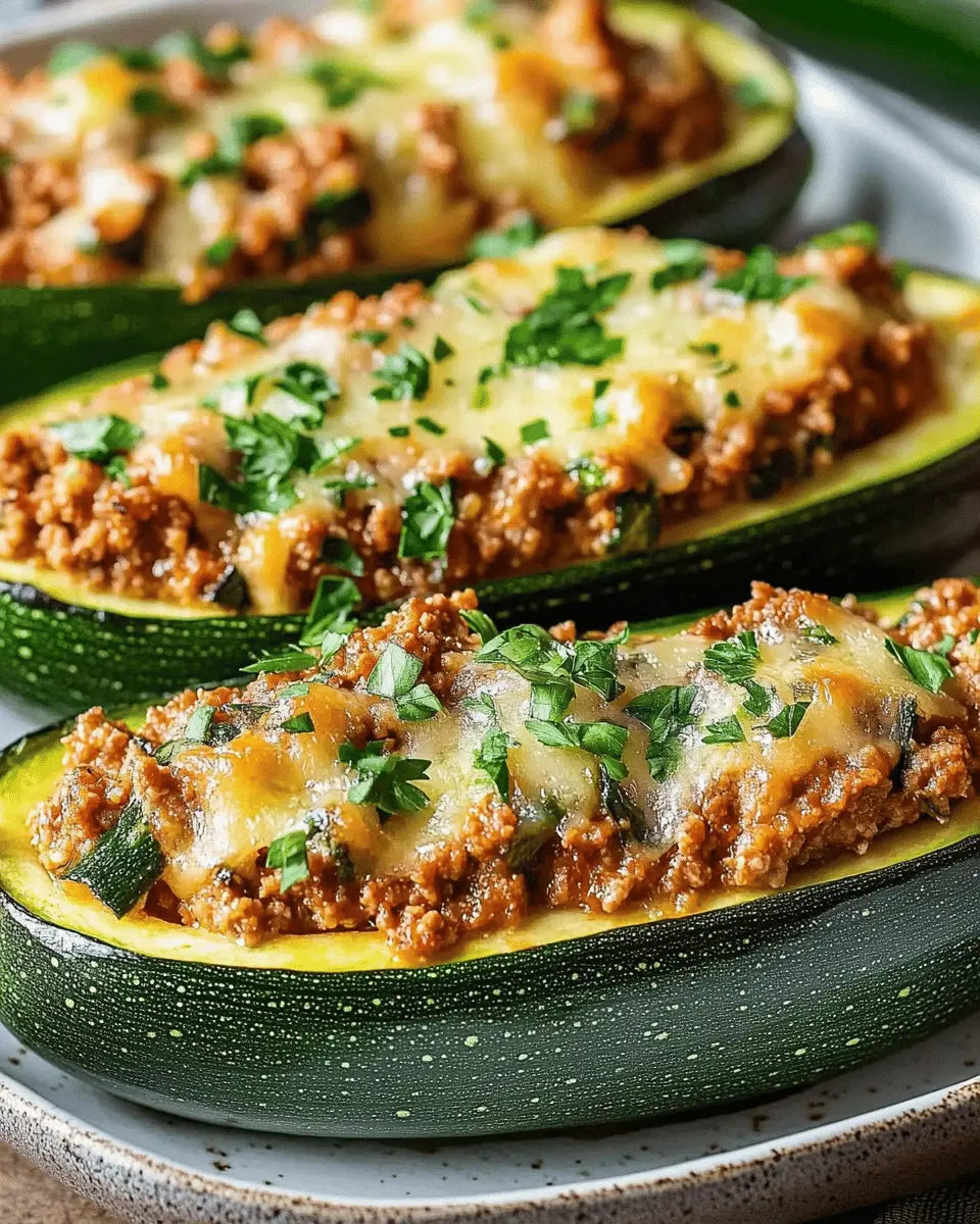 Calabacines Rellenos de Carne Picada First Image First Image