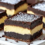 Brownies de crema de Boston First Image First Image
