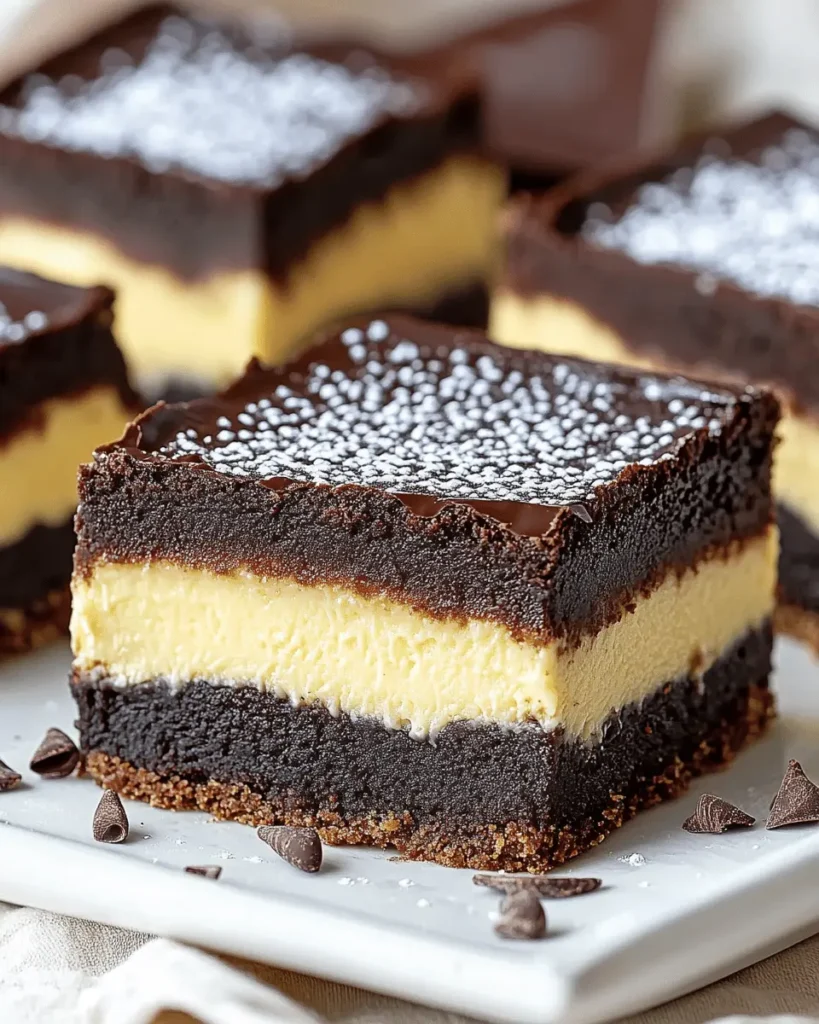 Brownies de crema de Boston First Image First Image