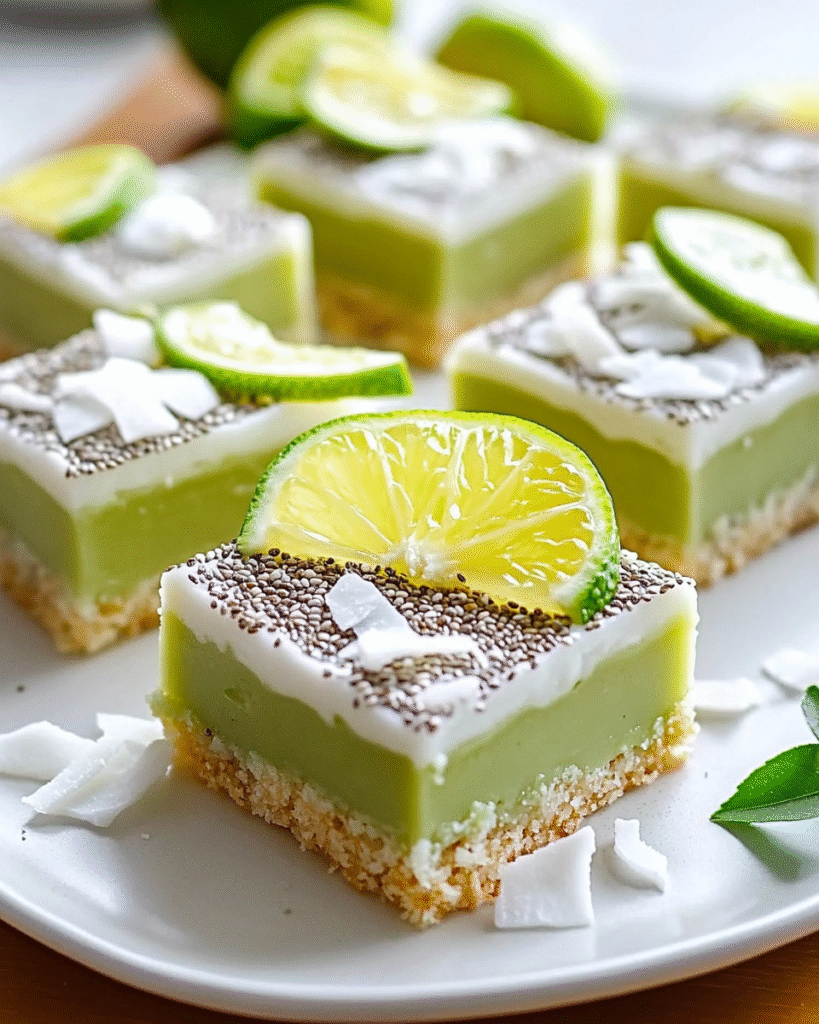 Barritas de Chía con Coco y Lima