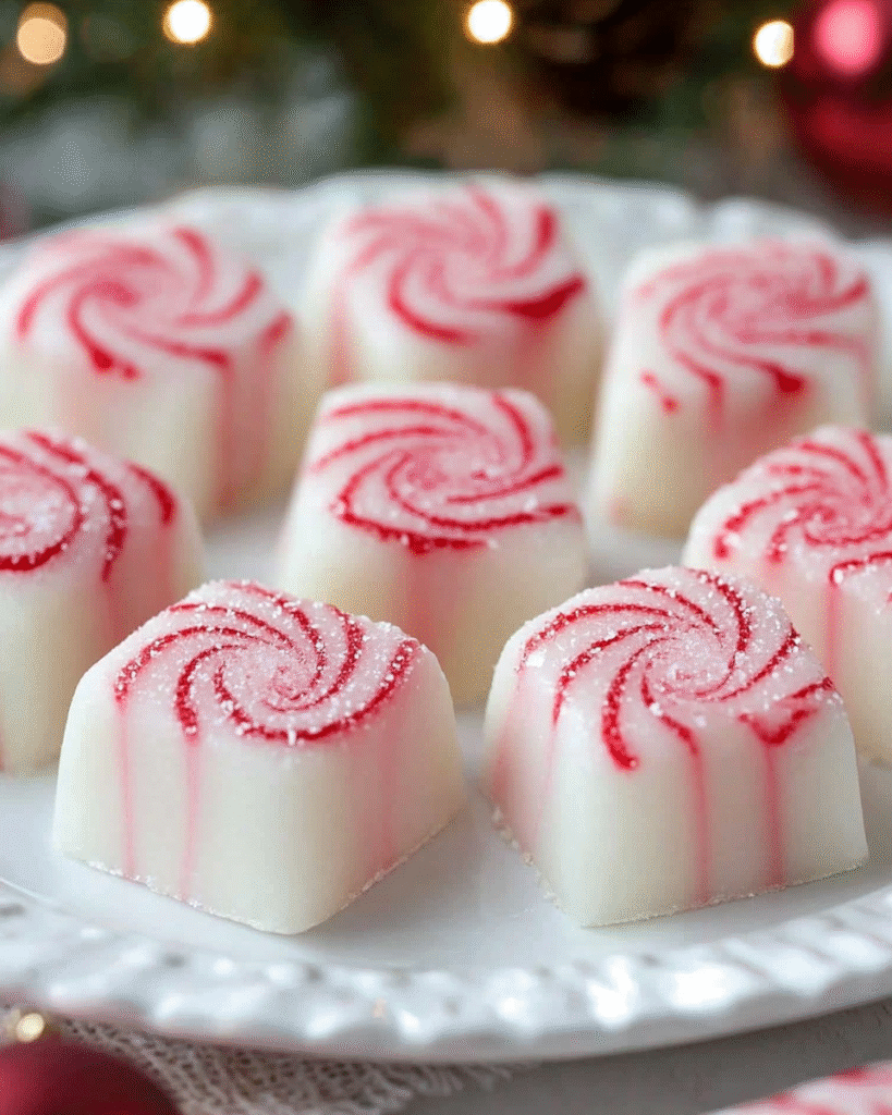 Bocados Navideños de Menta Suaves