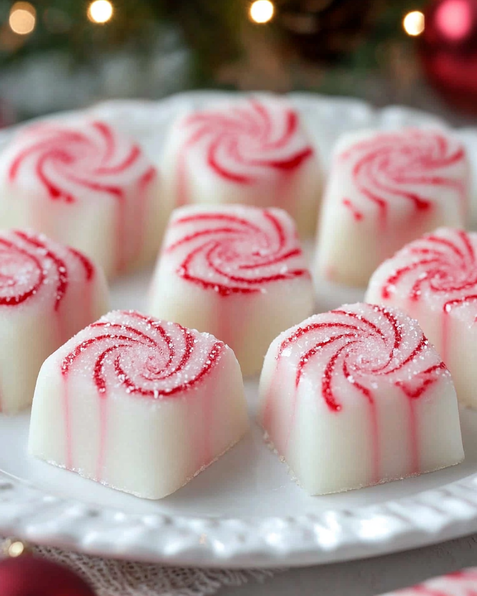 Bocados Navideños de Menta Suaves