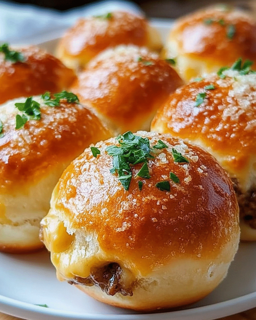 Bolas de Queso Parmesano y Ajo
