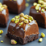 Brownies de Ferrero Rocher con Pistacho