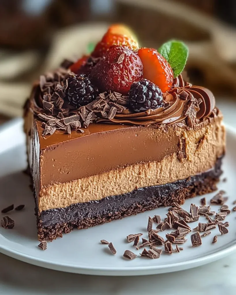 Cheesecake de Chocolate Alemán del Cielo