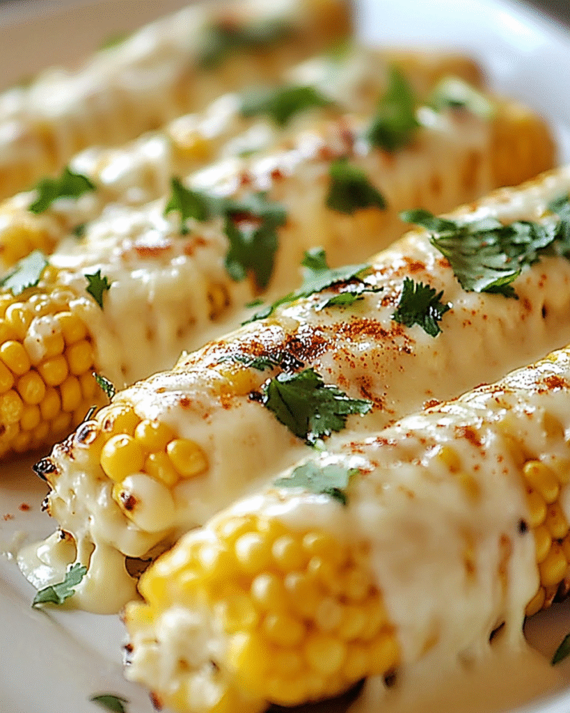 Elote al Horno con Queso