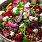 Ensalada de Remolacha y Lentejas