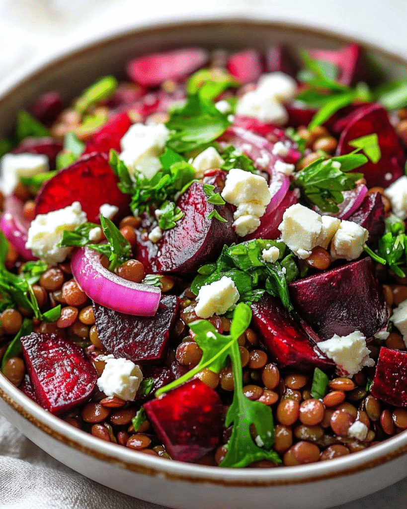 Ensalada de Remolacha y Lentejas