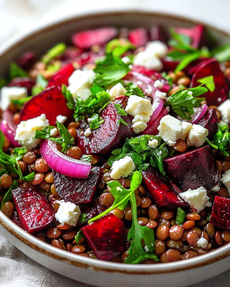 Ensalada de Remolacha y Lentejas