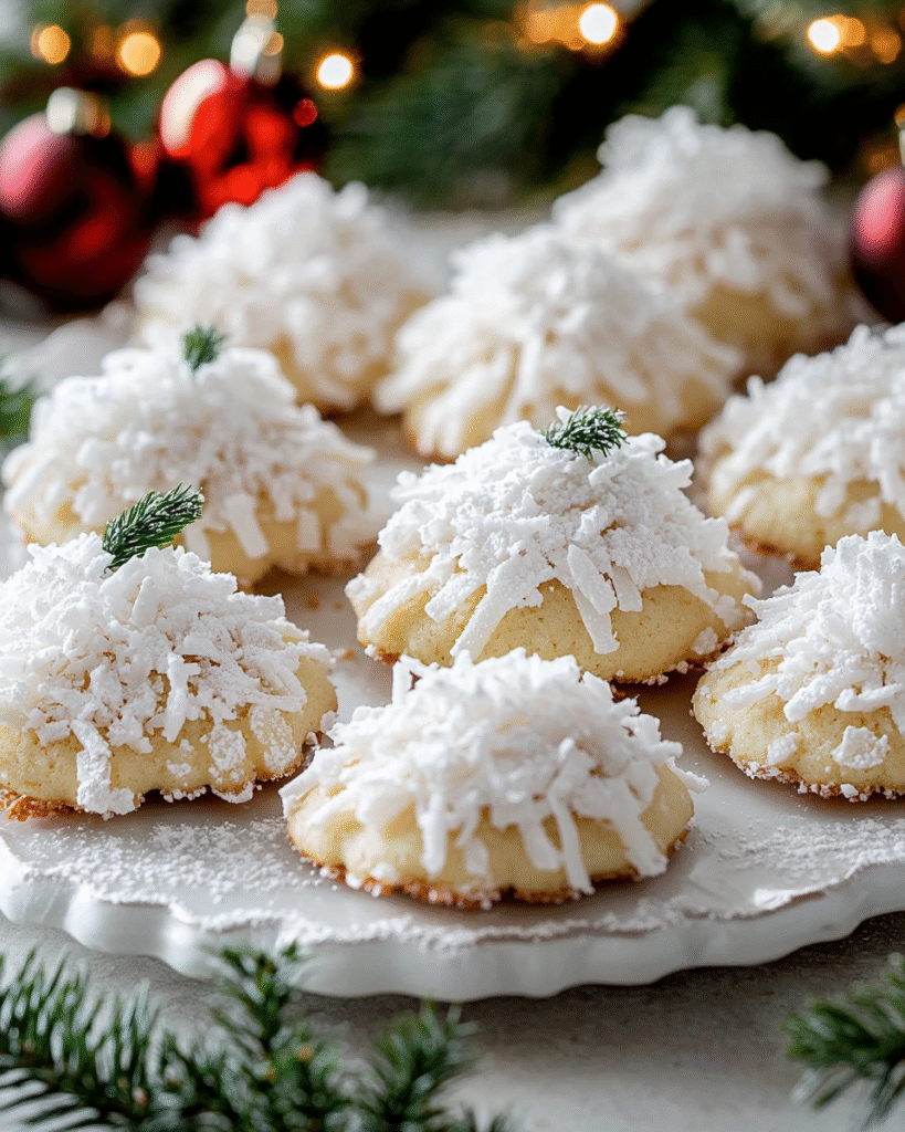 Galletas Navideñas de Coco