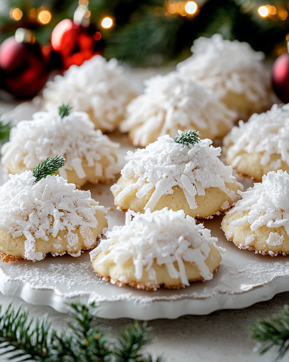 Galletas Navideñas de Coco