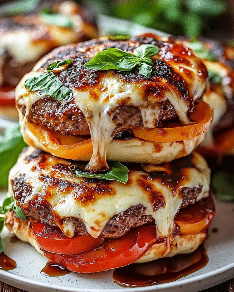 Hamburguesas de Pizza en Crockpot