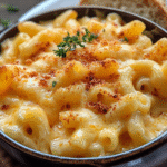 Macarrones al Horno con Tres Quesos en Sartén