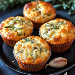 Muffins de Focaccia con Ajo y Romero