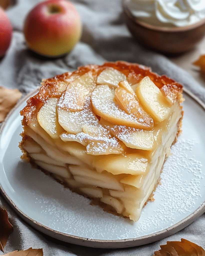 Pastel Invisible de Manzana