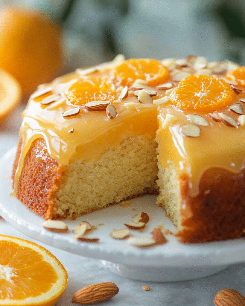 Pastel de Naranja con Harina de Almendra