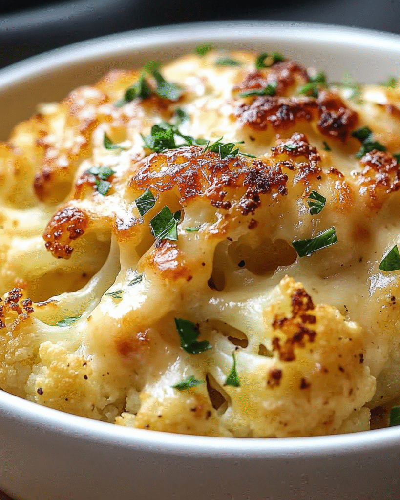 Repollo al Horno con Ajo y Parmesano
